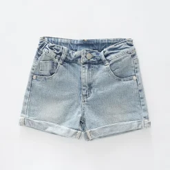 Stretch Denim Shorts