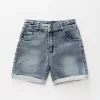 Stretch Denim Shorts