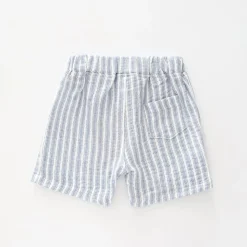 Stripe Cheesecloth Shorts
