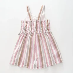 Striped Bow Playsuit