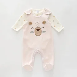 Tiny Bear, Baby Overalls Set