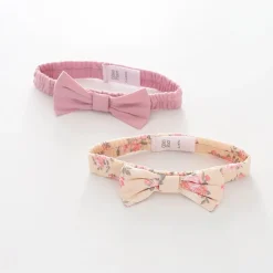 Vintage Bunny, Baby Girl Headbands 2 Pack