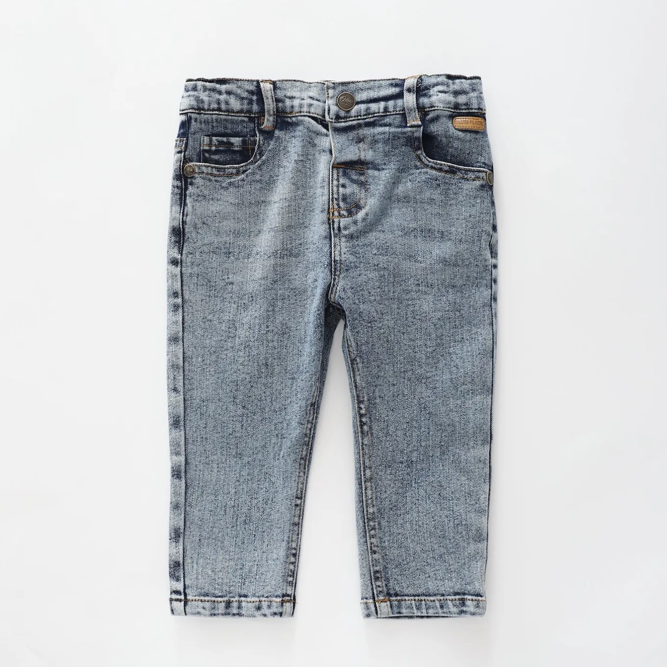 Washed Denim Jeans