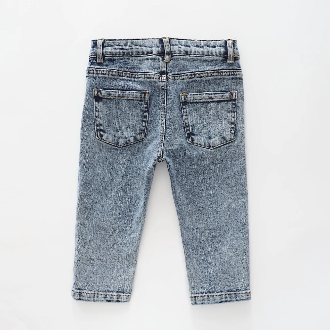 Washed Denim Jeans
