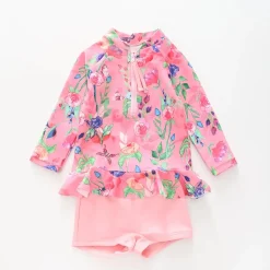 Watercolour Floral Swimsuit Set