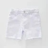 White Denim Shorts