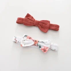 Winter Floral, Baby Girl Headbands 2 Pack